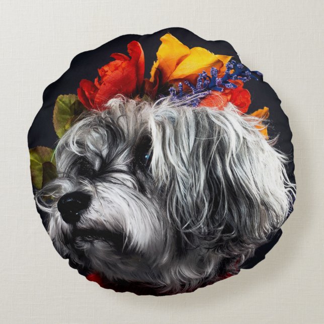 Almofada Redonda Na moda Round Travesseiro para o seu sofá (Verso)