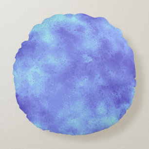 Almofada Redonda Na moda Storm cloud efator padrão pastel azul