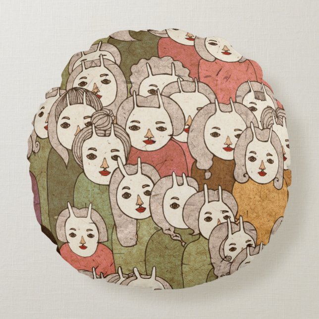 Almofada Redonda Na plataforma 2012 (Frente)