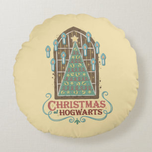 Almofada Redonda Natal no HOGWARTS™ Cookie Graphic