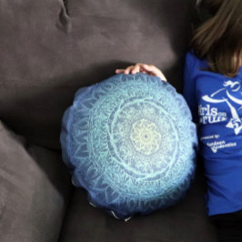 Almofada Redonda Nature Amantes Mandala Art Mandalas Design