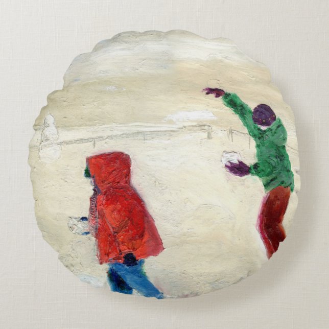 Almofada Redonda Neve! 2014 (Frente)