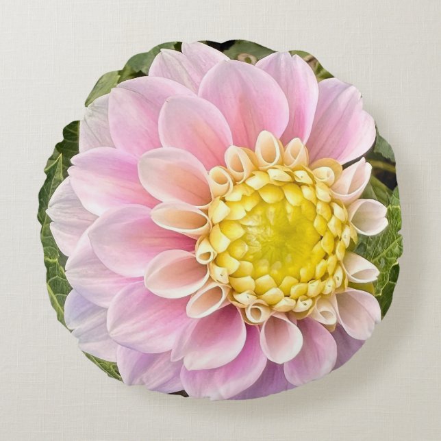 Almofada Redonda New England Flower (Frente)