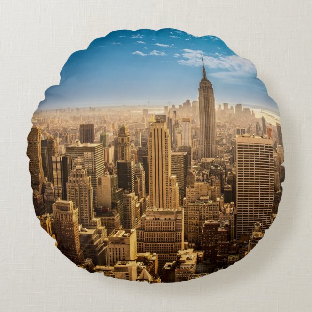 Almofada Redonda New York (Frente)