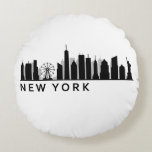 Almofada Redonda New York Skyline<br><div class="desc">New York Skyline</div>