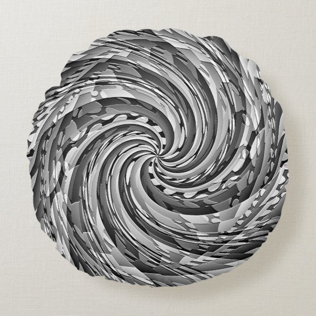 Almofada Redonda No vento... (Frente)