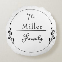 Nome de Família Personalizado em Design de Círculo