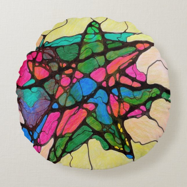 Almofada Redonda North Star (Frente)