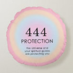 Almofada Redonda Números Anjos Modernos Aura Numerologia 444<br><div class="desc">Relaxando a design espiritual ombre,  com números de anjos 444,  um número,  que simboliza que você está protegido pelo Universo e seus guias espirituais,  não importa as dificuldades que você possa enfrentar.</div>