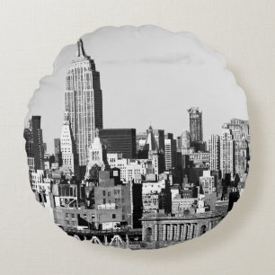 Almofada Redonda NYC Skyline II