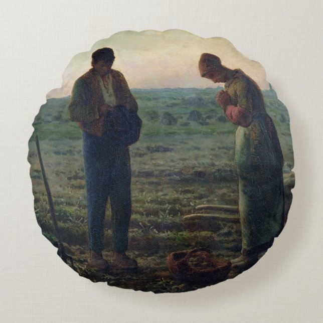 Almofada Redonda O Angelus, 1857-59 (Frente)