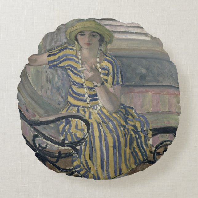 Almofada Redonda O cigarro (Frente)