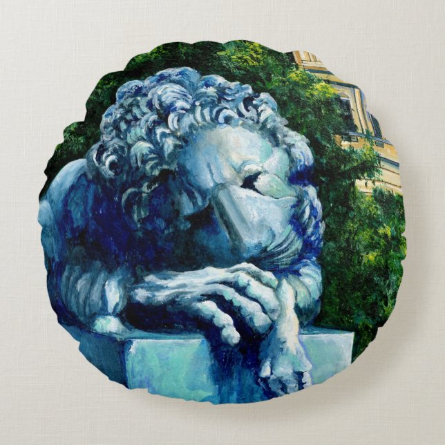 Almofada Redonda O Gato, que comeu o Canário, Washington DC (Frente)