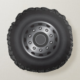 Almofada Redonda O monster truck cansa #1