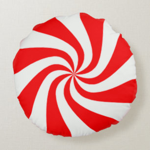 Almofada Redonda O Peppermint roda em volta do travesseiro