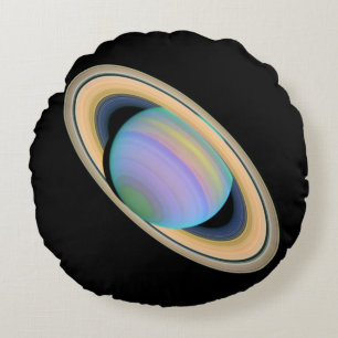 Almofada Redonda O planeta Saturn