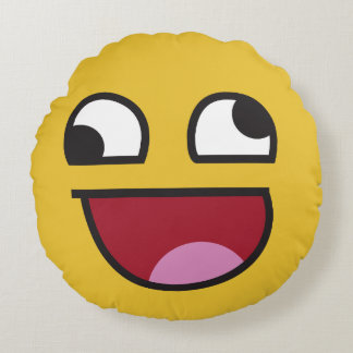 Almofada Redonda o que quer que. emoji