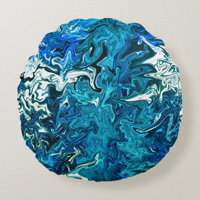 Almofada Redonda O rio...... (Frente)