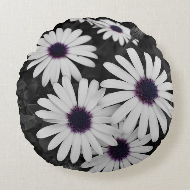 Almofada Redonda O Sutil Contraste da Natureza (Frente)