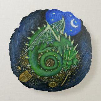 Almofada Redonda O Travesseiro do Dragão