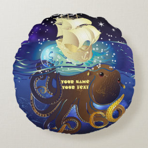 Almofada Redonda Octopus Huge e Caravella