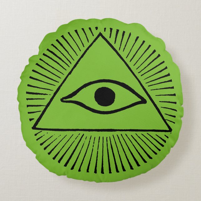 Almofada Redonda Olho do deus (Frente)