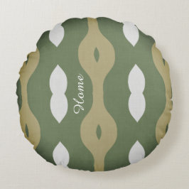 Almofada Redonda Olive Rhythm Nordic Atelier