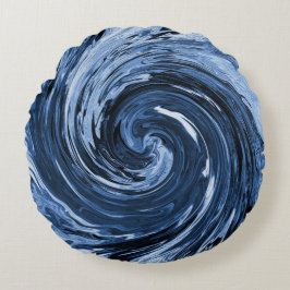 Almofada Redonda Onda de curva girando...