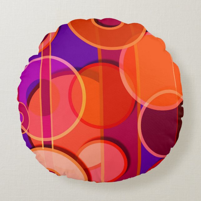 Almofada Redonda Op Art nº 23 (Frente)