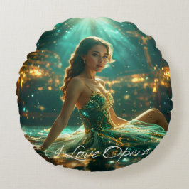 ALMOFADA REDONDA OPERA - I LOVE OPERA