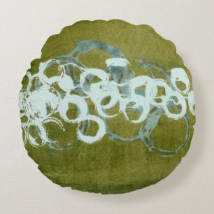 Almofada Redonda Orb Verde I