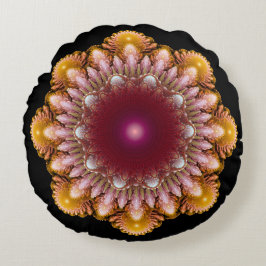 Almofada Redonda Ornamento colorido
