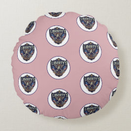Almofada Redonda Os solares da liberdade estão altos