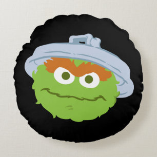 Almofada Redonda Oscar, o rosto do Grouch