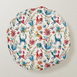 Almofada Redonda Otomi Inspirou Design