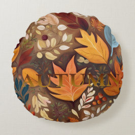 Almofada Redonda Outono - n0XI