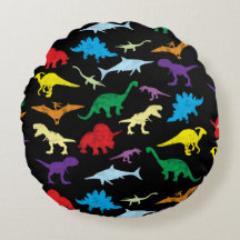 Padrão Colorida Dinossauros Aquarela Crianças
