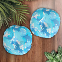 Padrão de abstrato líquido azul claro e branco