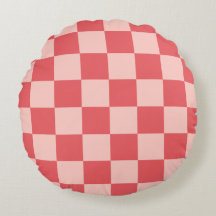 Padrão de Gingham Vermelhos Rosa Verificado