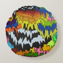 Padrão de Triquete de Stripe Colorida de Pista Líq