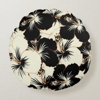 Almofada Redonda padrão uniforme de vintage abstrato étnico. Tribal