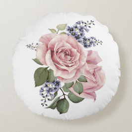 Almofada Redonda País Rosa Reversível