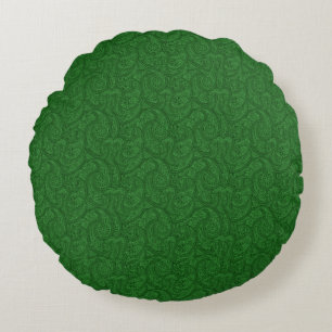 Almofada Redonda Paisley verde