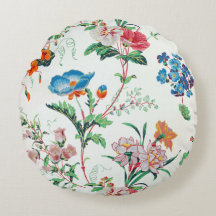 Papel de parede floral antigo França 1830