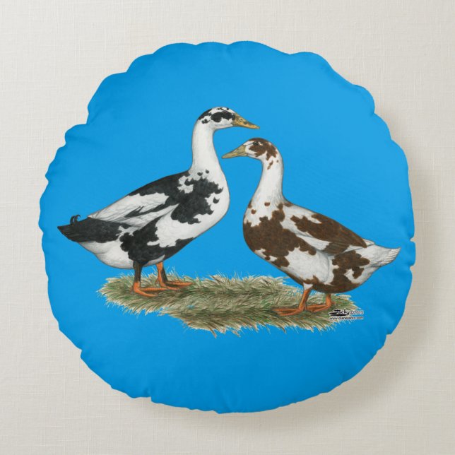 Almofada Redonda Par de Ancona (Frente)