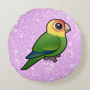 Almofada Redonda Parakeet de Birdorable Carolina