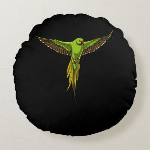 Almofada Redonda Parrot Parakeet Bird