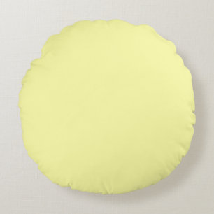Almofada Redonda Pastel Lemon Amarelo
