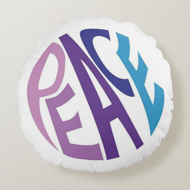 ALMOFADA REDONDA PAZ (Frente)