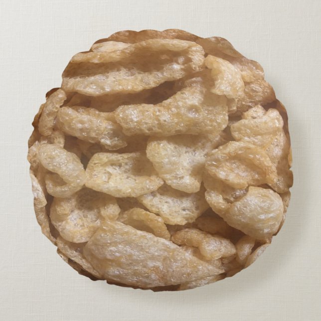 Almofada Redonda Peles de Suínos (Frente)